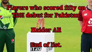 Haider Ali World Record|| Pakistan vs England 3rd T20 Haider Ali batting||