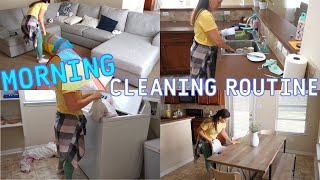 MORNING CLEANING ROUTINE ☀️| MOTIVATION pour bien commencer la journee | Sandra Frenchmily