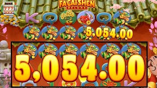 Viser les "5 & 6 of a kind" sur la slot machine FA CAISHEN DELUXE