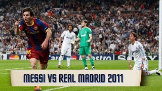 Best goal Messi vs Real Madrid 2011 #shorts