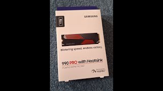 Speed Test PS5 SSD disk Samsung 990 PRO with Heatsing 1TB