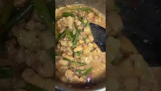 Bicol Express with sitaw