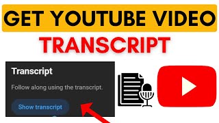 How to Get Transcript from YouTube Video (2024) get youtube video transcript