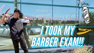 California Barber Exam Vlog!