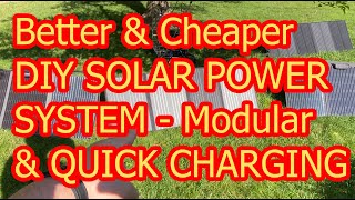 DIY Better Than SOLAR GENERATOR - Modular MULTIPLE MPPT Controller Battery System #wisebuyreviews