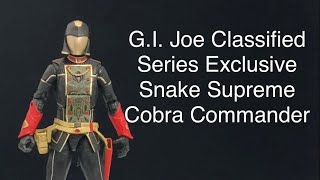 GI Joe Classified Snake Supreme Cobra Commander