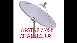 Apstar 7 76e channels 6 feet dish❤️❤️