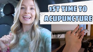 ACUPUNCTURE FOR THE FIRST TIME // cupping and natural healing