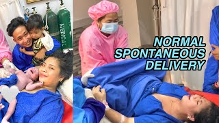 NORMAL SPONTANEOUS DELIVERY | SECOND BABY | BIRTH VLOG