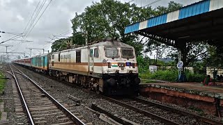 Aggressive !!! 130 Kmph Chennai Ahmedabad Express Slams Saphale With BRC WAP7