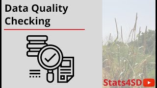 Data Quality Checking