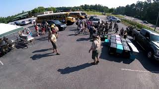 Summer camp gather and load time lapse.