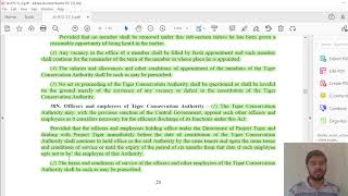 THE WILD LIFE (PROTECTION) ACT, 1972 Chapter 4B upto Sec 38T