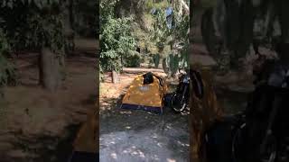 Camping in Montpellier, France #hondadominator #motorcycleadventure #motorcyclecamping