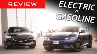 Comparison: 2022 Kia EV6 GT-Line vs 2022 Genesis GV70 2.5T / Electric vs Gasoline