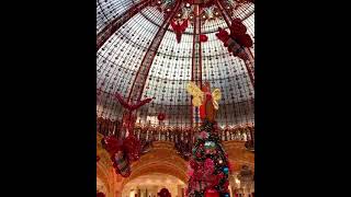 Magical Christmas Tree at Galeries Lafayette in Paris