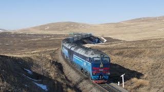 Diesel locomotive 2TE116UM, Mongolia