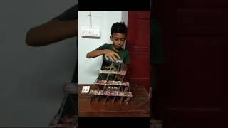 Card Stacking | How to Build a Cards Tower | Building 6 Steps of Playing Cards