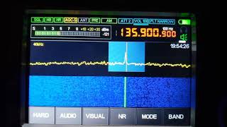 Приём авиадиапазона с погодными данными.Receiving an air band with weather data.