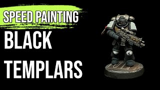 Speed Painting Black Templars | Easy Tutorial