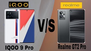 IQOO 9 Pro  Vs Realme GT2 Pro || Snapdragon 8GEN 1.. full comparison.. best phone?