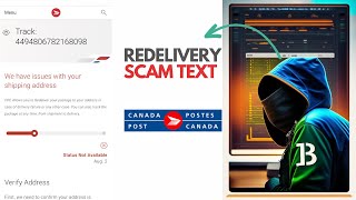 Canada Post redelivery text msg scam explained