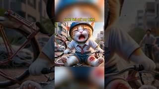 📌Sick! School kitten fell and his knee bled because of this #cat #poorcat #aicat