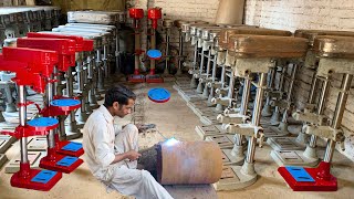 Using Classical Brilliant Technique Making Bench Drill Mass Production