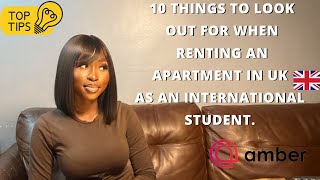 YOUR CHECK LIST FOR RENTING AN APARTMENT IN UK AS AN INTERNATIONAL STUDENT| Amber Homes| MonnyLagos