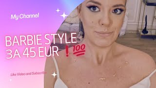 Barbie style за 45 eur/ТРЕШ МАКИЯЖ/обзор салонов красоты в Европе💄💄