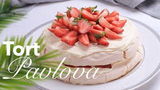 Tort PAVLOVA cu capsuni si mascarpone