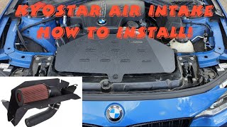 Installing a Injen/Kyostar Cold Air Intake! (BMW F32)