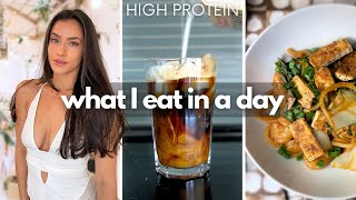 WHAT I EAT IN A DAY: high protein, hungry & disciplined