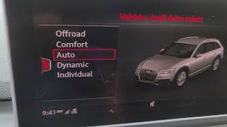 2019 AUDI A4 ALLROAD OIL LEVEL