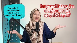 Kupas tuntas tentang perbedaan antara intoleransi laktosa dan alergi susu sapi - mela tazkya vlog -