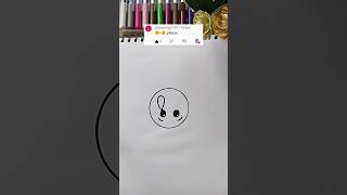 🙃+😢 Emoji Combination Drawing @sreebaviart #drawing #easy #emoji #art #love #trending #shorts