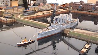 Marinehafen der IG Kaiserliche Marine auf dem Flensburger Dampfrundum mit Modellhund Teil 06