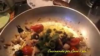 Video Ricetta: Pennette al Salmone con Olive, Capperi e Pomodorini Cucinando per Caso e pe