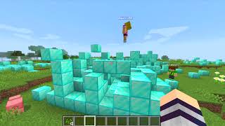 MINECRAFT MAS SE PULAR um BLOCO DE DIAMANTE APARECE!