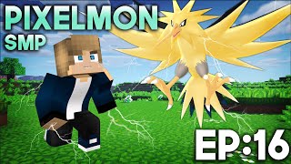 Capturing the Legendary bird Zapdos in Pixelmon! Ep: 16