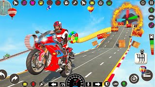 Mega Ramp Bike Stunt Games 3D - Impossible Bike Stunt Game - Android Gameplay