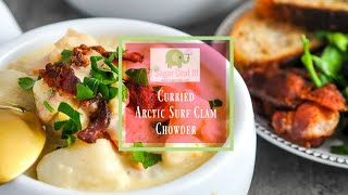 Curried Arctic Surf Clam Chowder