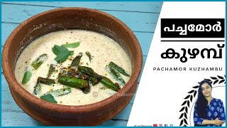 പച്ചമോര് ‌കുഴമ്പു  / Pachamor Kuzhambu / Moru Curry / Lunch Side Dish / Easy Curry Recipe