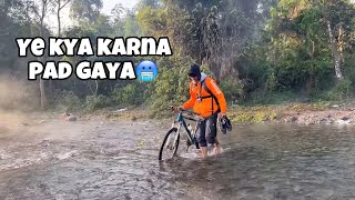 Cycling in winters on this beautiful location😍| MTB Vlog