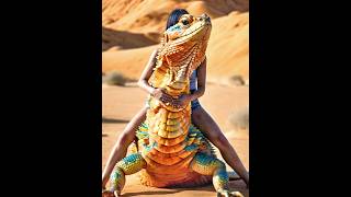 Girl Captures Giant Dabb Lizard🦎