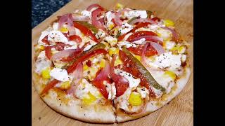 Pizza without oven / Tawa pizza recipe / Pan pizza recipe / Veg pizza recipe / @cookwithshri4253