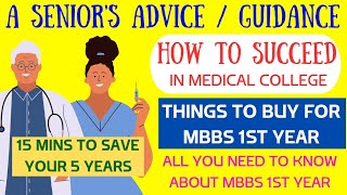 Things To BUY Before Going To MBBS College ?? ||  Watch Before College Starts || Caring Doctor