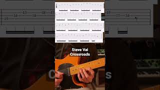 Crossroads Duel - Steve Vai. Guitar Riffs that Changed My Life #shorts #guitar