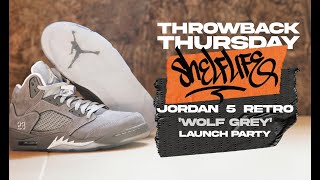 Throwback Thursday: Shelflife's Air Jordan V 'Wolf Grey' 2011 Launch Party