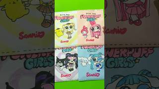 Blind Bag Powerpuff Girls Sanrio Pompompurin  #shorts #papercraft #asmr #blindbag #sanrio